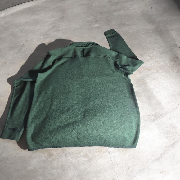 Cutter & Buck Green Quarter-Zip Fleece with Embroidered Eagle - Picture 6 of 12